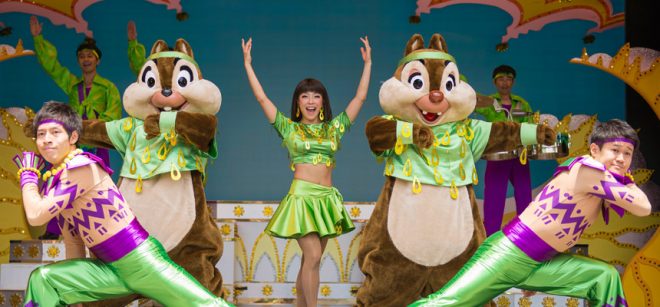 ミニーオーミニーで踊るチップとデール